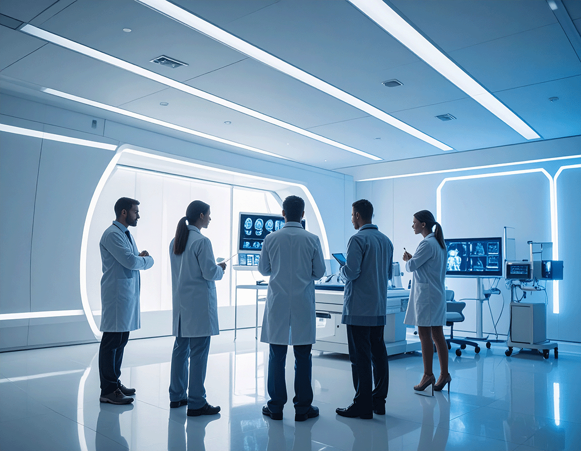 Physicians collaborating at Regenerative Medicine Institute of Canada